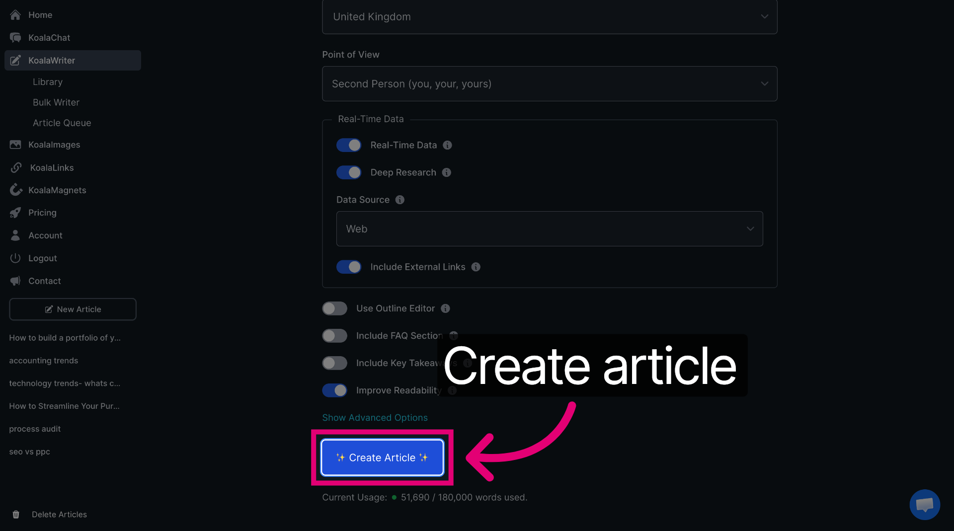 Create Article